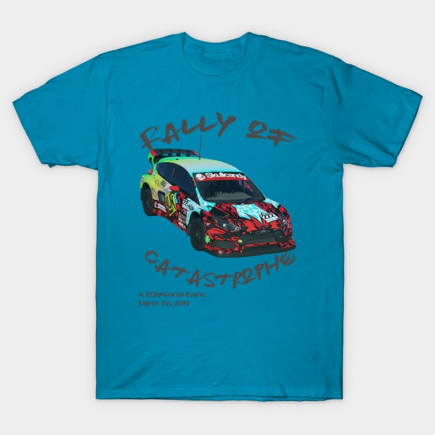 Rally of Catastrophe - A 2Old4Forza Race T-Shirt by RodeoEmpire